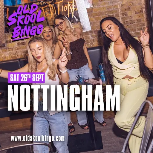 Old Skool Bingo Sat 26th September Nottingham event flyer