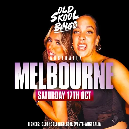Old Skool Bingo Sat 17th Oct Melbourne Austrailia event flyer