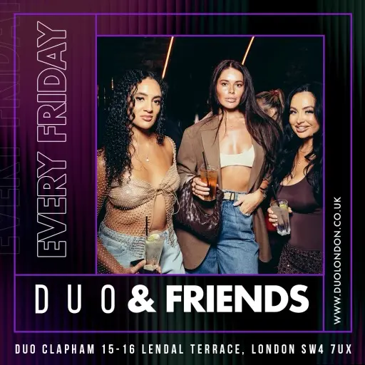 Friday Nights DUO World event flyer